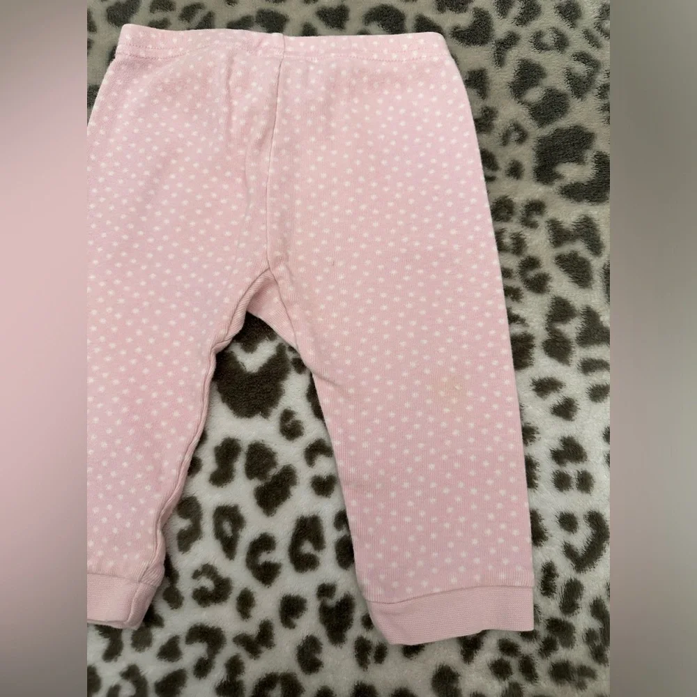 Y2K Gymboree Polka Dot Leggings in Pink Size Infant 6-12 months